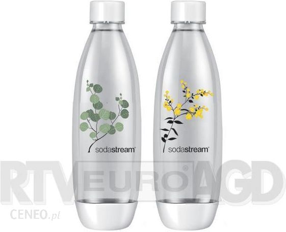 Sodastream Terra + Butelki Fuse Białe Kwiaty GC750