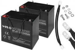 Volt VPRO VRLA AGM 12V 55Ah + przewód do łączenia 3SPZC21725 2Szt