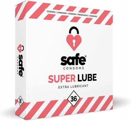 Amor Prezerwatywy Nawilżane Safe Super Lube Condoms E