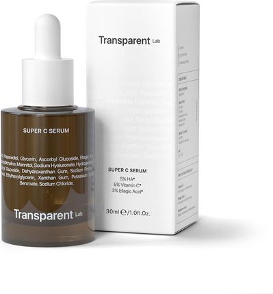 Transparent Lab Super C Serum Z Witaminą 5% I Kwasem Hialuronowym 30 ml