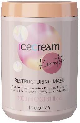 Inebrya Ice Cream Keratin Restructuring Mask Restrukturační Vlasová Maska Na Bázi Keratinu 1000 Ml