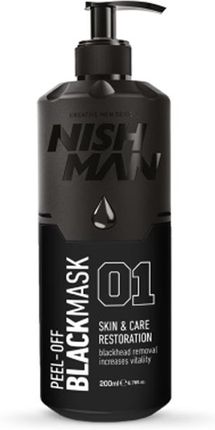 Nishman Czarna Maska Peeloff Black Mask 200 Ml