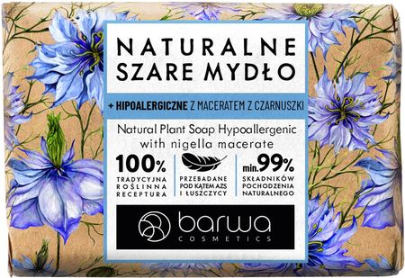 Barwa Naturalne Szare Mydło Z Maceratem Czarnuszki 90G