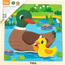 Zdjęcie Viga Toys Poręczne Drewniane Puzzle Kaczki 9 Elementów - Lublin