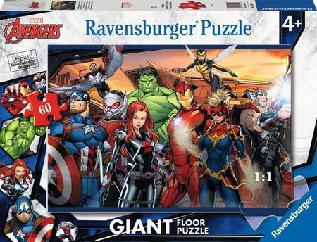 Ravensburger Puzzle 24El Podłogowe Avengers Giant 030941