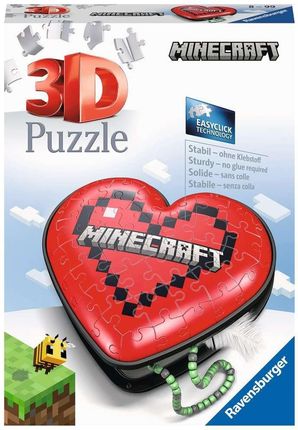 Ravensburger Puzzle 3D 54El Serce Minecraft 112852
