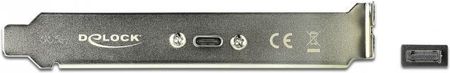 Delock USB 3.1 Gen 2 Śledź 1 x Type-C™ port (89936)