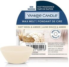 Yankee Candle Wosk Soft Wool & Amber 8h 22g
