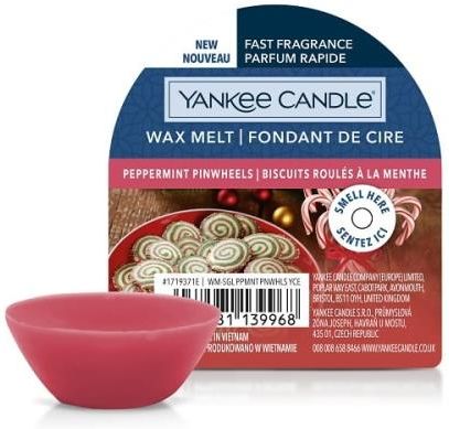 Yankee Candle Wosk Peppermint Pinwheels 8h 22g 