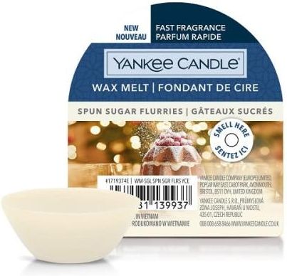 Yankee Candle Wosk Spun Sugar Flurries 8h 22g
