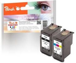 Tusz Peach HP PG-560BK, CL-561C, 1x8 ml, 1x8,5 ml CMYK (321029)