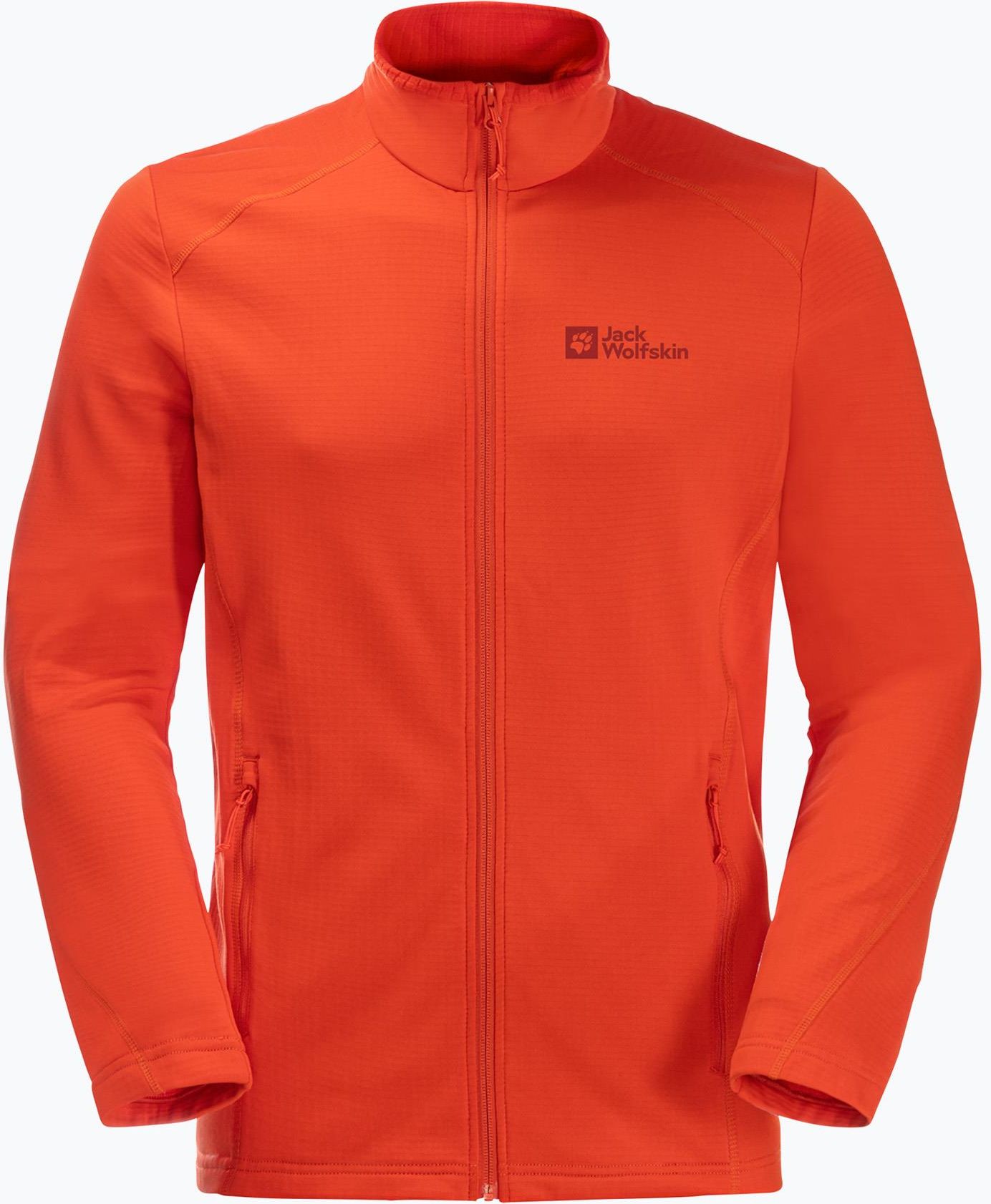 Jack Wolfskin Bluza Polarowa Męska Kolbenberg Pomarańczowa 1710521