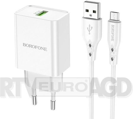 Borofone BN5 Sunlight USB QC 3.0 18W + Kabel MicroUSB