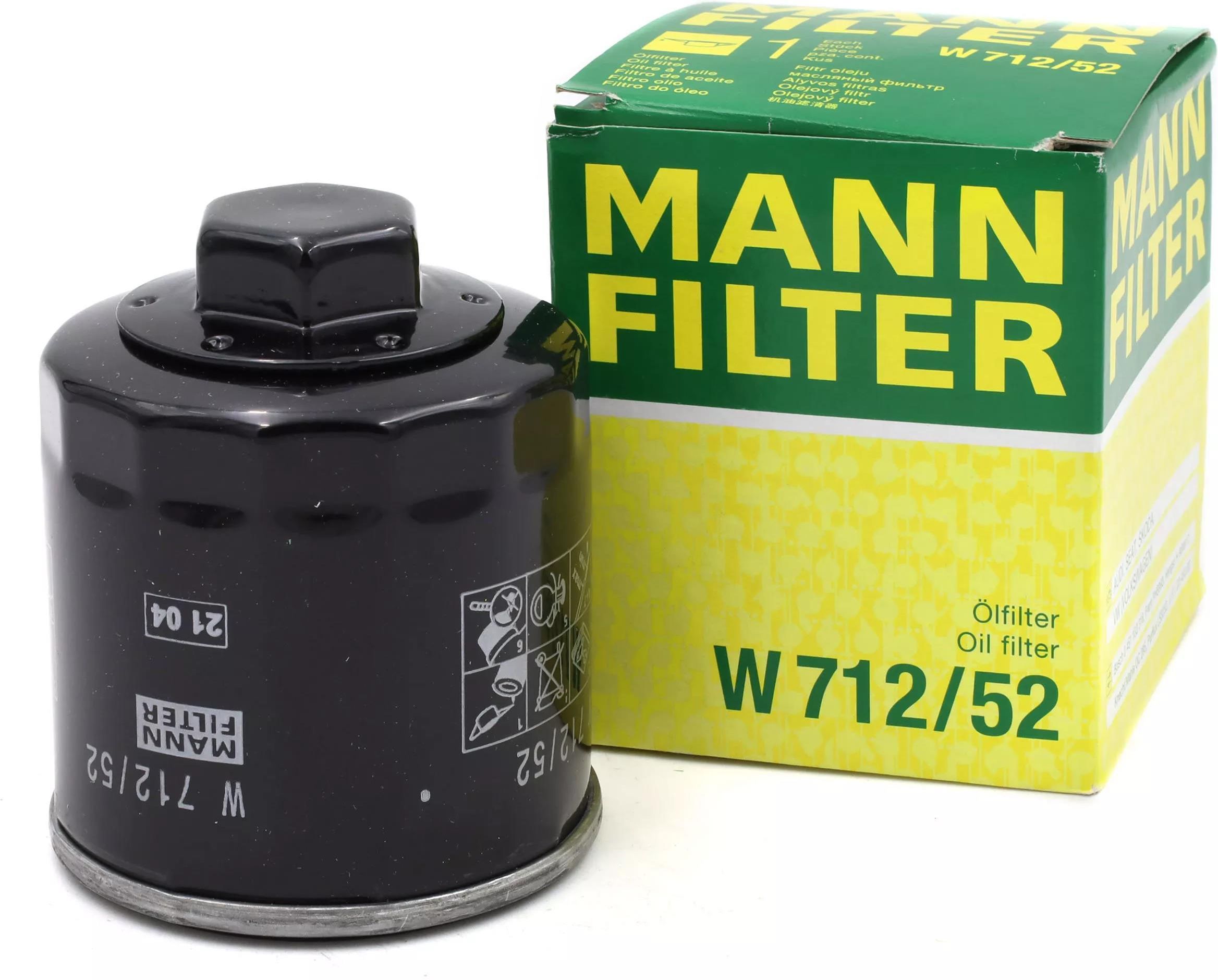 Mann-Filter Filtr Oleju Mann W712/52 (W71252) - opinie i ceny na Ceneo.pl