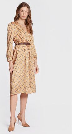 Rinascimento Sukienka codzienna CFC0111192003 Złoty Regular Fit