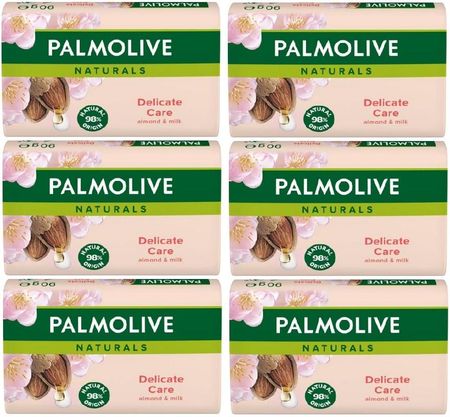 Palmolive Mydło w kostce Almond & Milk 6x90g