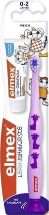 elmex Kids szczoteczka do zębów dla dzieci 0-2 lat miękka 1 szt. fioletowa