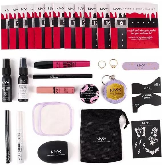 NYX Mrs Claus Kalendarz Adwentowy Na 24 Dni - zdjęcie 2 NYX Mrs Claus Kalendarz Adwentowy Na 24 Dni