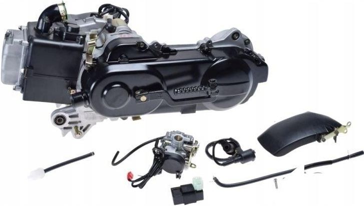 ユキ Silnik do skutera 139QMB 12'', 80cc 4T, długi wałek Barton