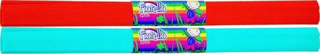Fiorello Bibuła Marszczona 50X200Cm Mix 10 Kolorów Tęcza