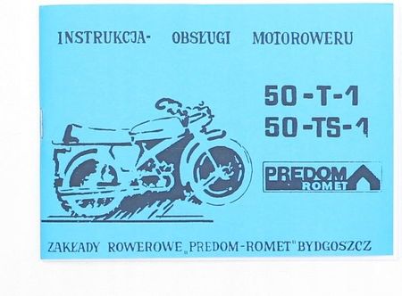 Motoroy Katalog Instrukcja Obsługi Romet 50-T-1 50-Ts-1 ROY27554