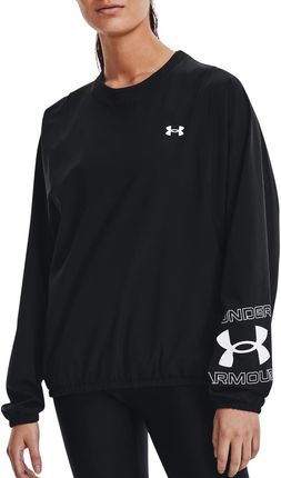 Bluza Under Armour Woven Graphic Crew-BLK