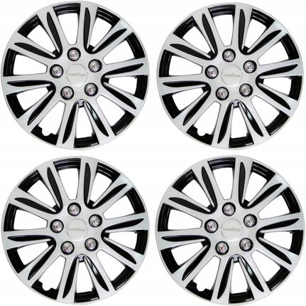 Goodyear 75512 Flexo Wheel Cover 16 Inch, Black, Hubcaps 