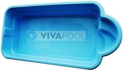 Basen ca�oroczny TORINO 5,20 x 2,55 x 1,10 ma�y wkopywany dla dzieci OGRODOWY