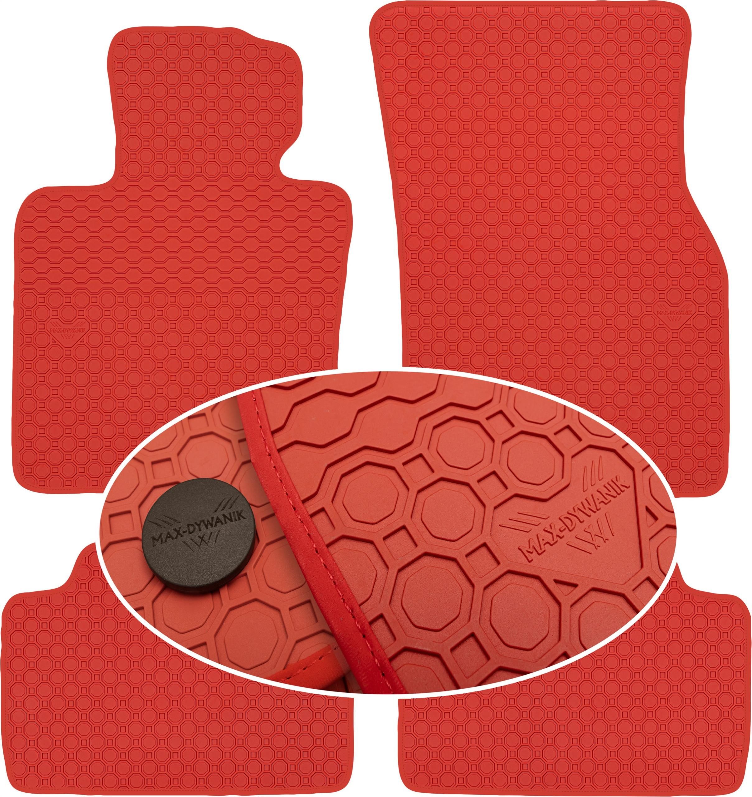 MN01-1 Set Tappetini Velluto Premium Pelle Nera per Mini Cooper III 2014-2023 ta