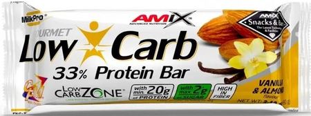 Amix Low Carb 33% Protein Bar 60G Vanilla Almond