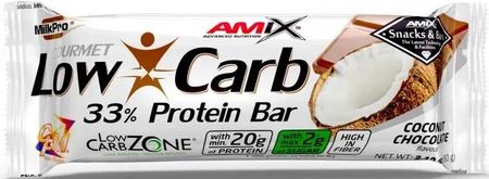 Amix Low Carb 33% Protein Bar 60G Coconut Chocolate