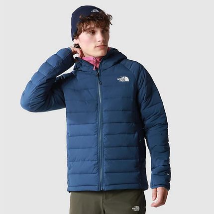 The North Face Kurtka Męska Belleview Stretch Down Hoodie Shady Blue