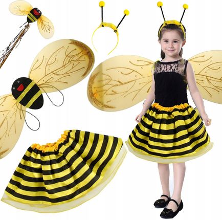 Toys Przebranie 4W1 Strój Dla Dzieci Pszczółka Pszczoła