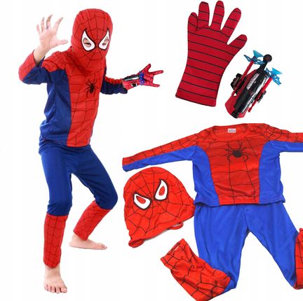 Toys Strój Spiderman Maska Wyrzutnia Rękawica 110 116