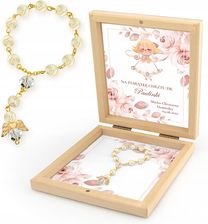 Zdjęcie Różaniec Dziesiątek Pamiątka Chrztu Pudełko Nadruk - Boguchwała