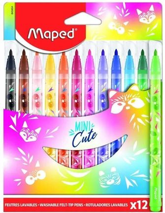 Maped Mini Cutie Flamastry 12 Kolorów