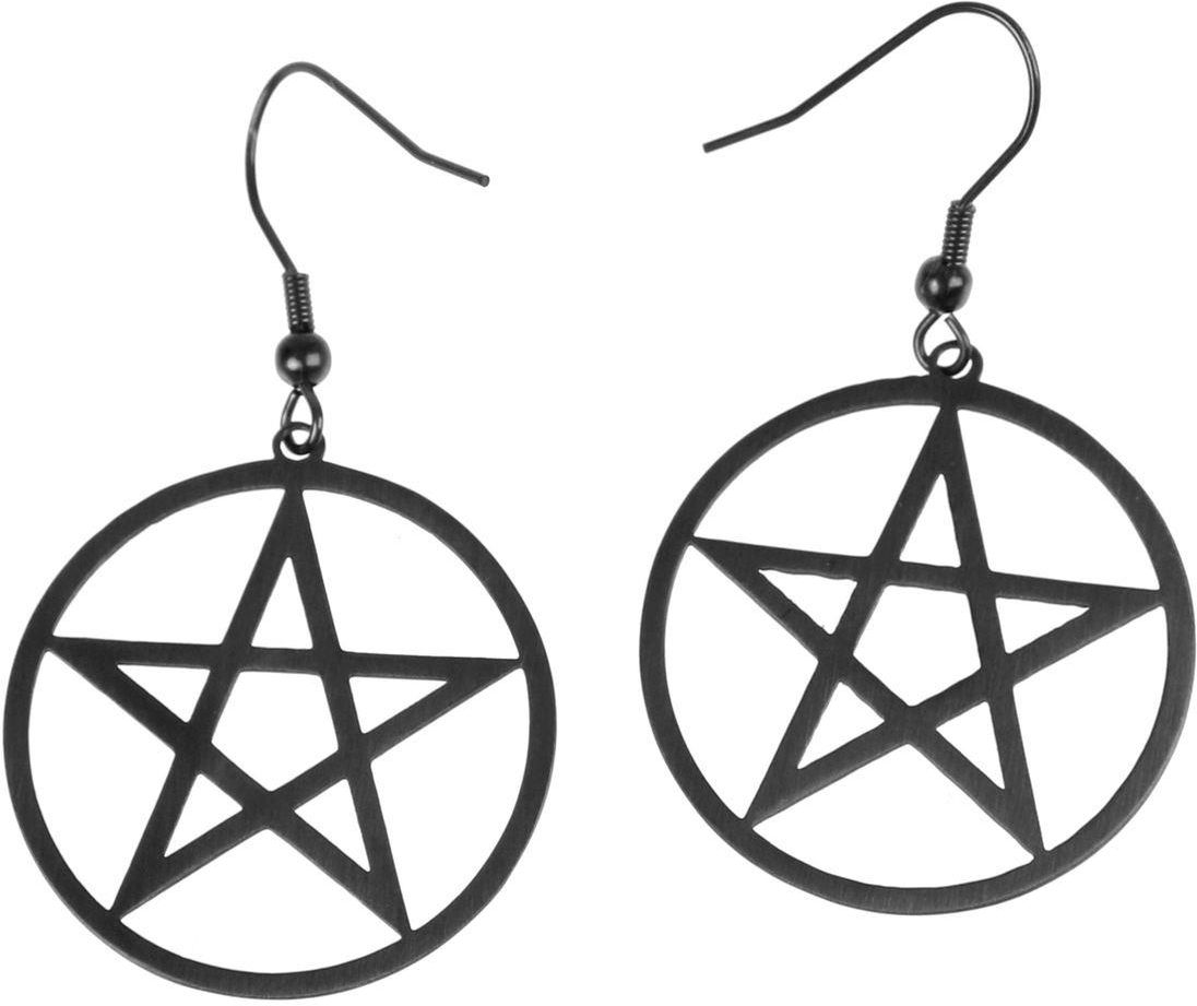 EtNox Black Romantic Orecchini Da Donna Nero/argento – Stile Gotico E Rock, Confortevoli - 5