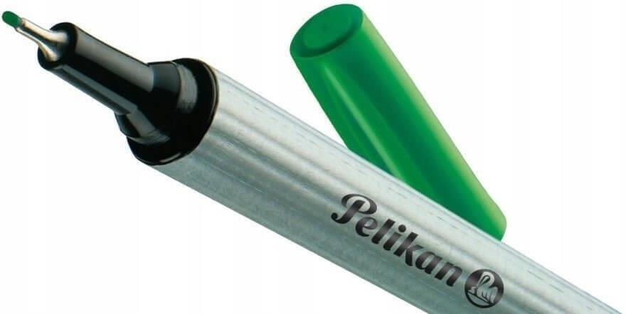 Pelikan Fineliner 96 Schwarz 10er Pack - 0,4mm Dokumentenechte Stifte