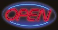 Forever Tf1 Neon Plexi Led Open Niebieski Czerwony Fpne04 RTV100254