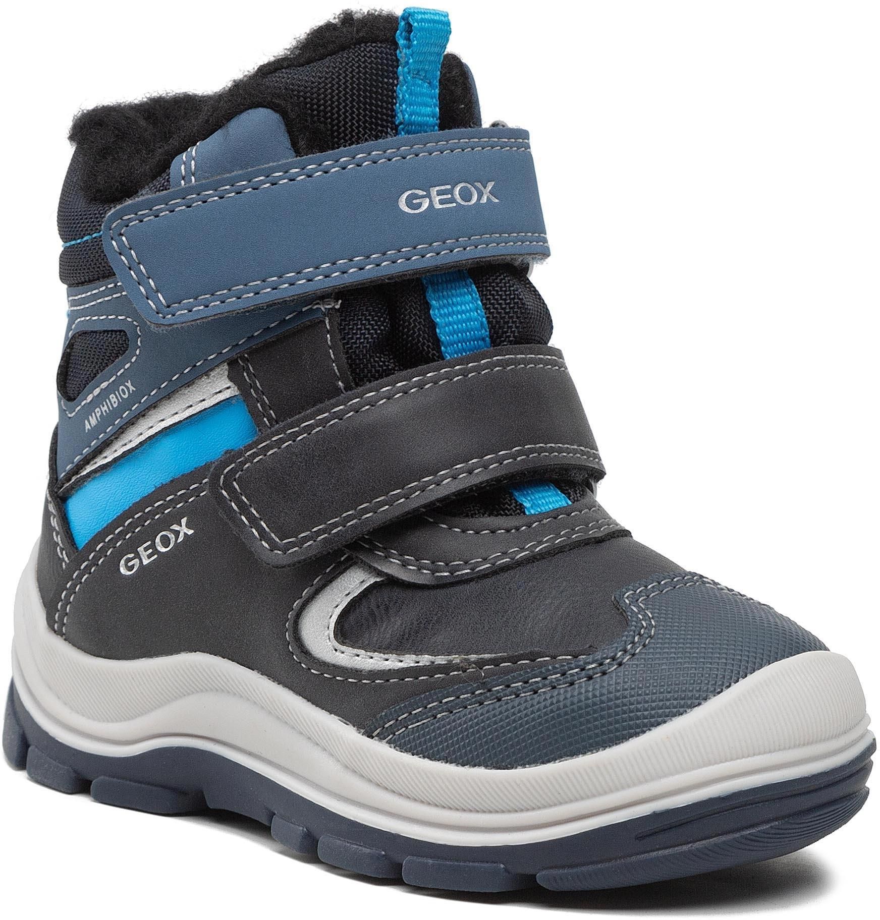 Śniegowce GEOX - B Flanfil B.B Abx H B263VH 050FU C4231 S Navy/Sky ...