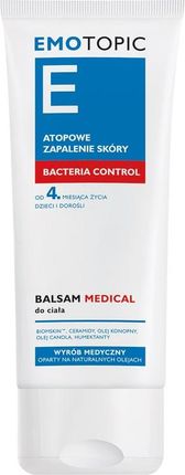 EMOTOPIC BACTERIA CONTROL BALSAM MEDICAL do ciała 200 ml