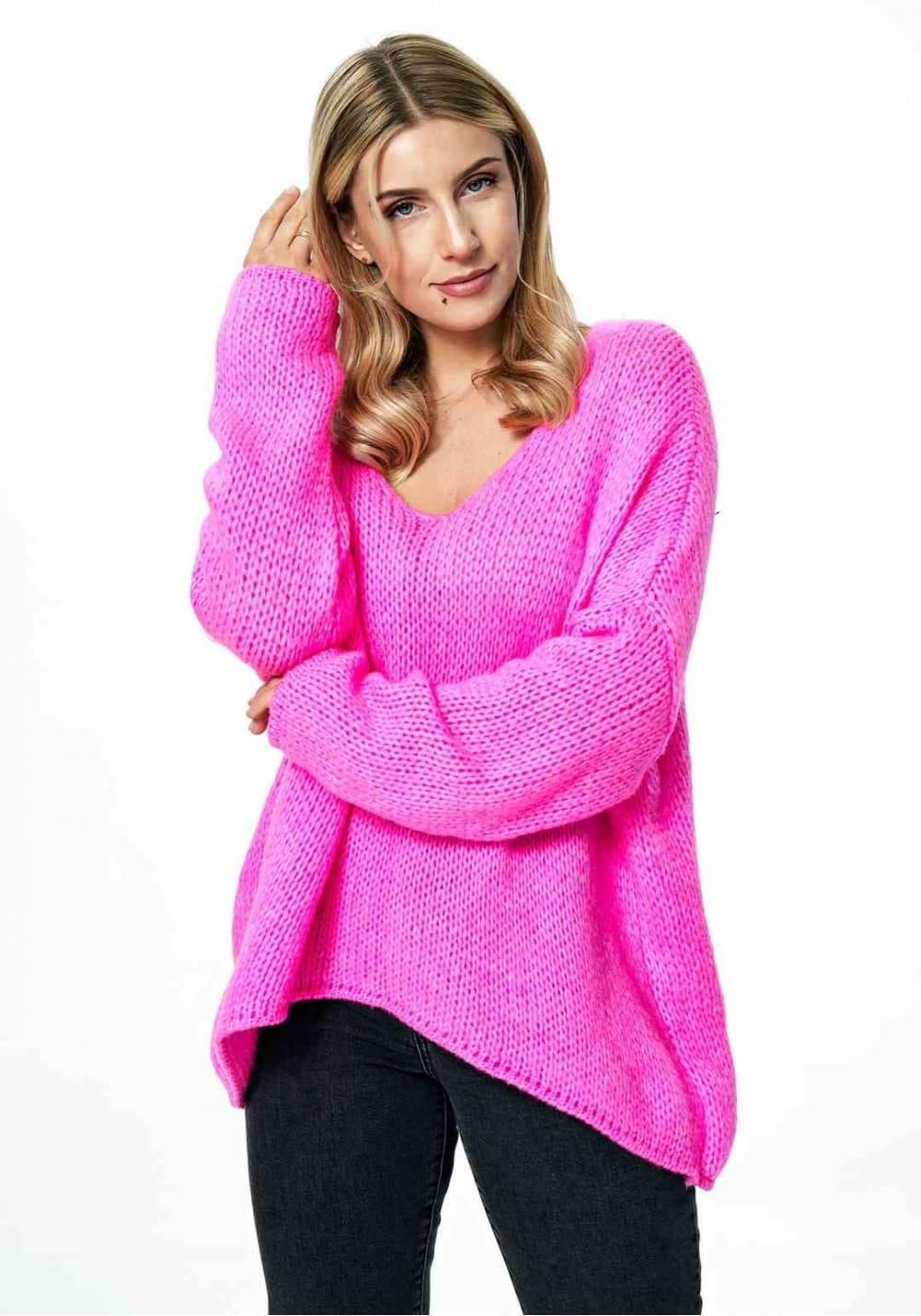 Sweter Damski Model M899 Pink - Ceny i opinie - Ceneo.pl
