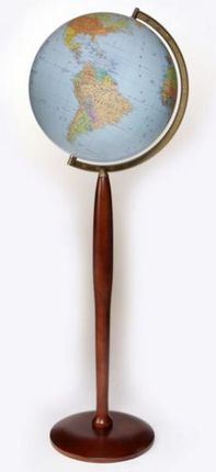 Globus 42 cm polityczno-fizyczny podświetlany stylowy