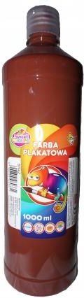 Sweet Colours Polska Farba Plakatowa Tempera 1L Brązowa
