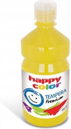 Happy Color Żółta Farba Tempera Premium 500Ml Dla Dziecka