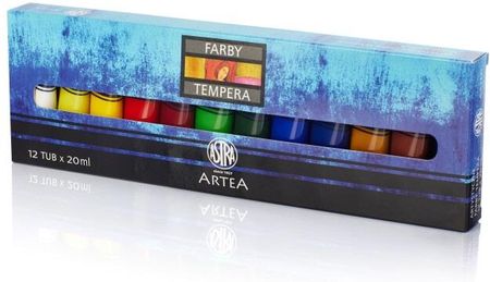 Astra Farby Tempera 20Ml 12 Kolorów