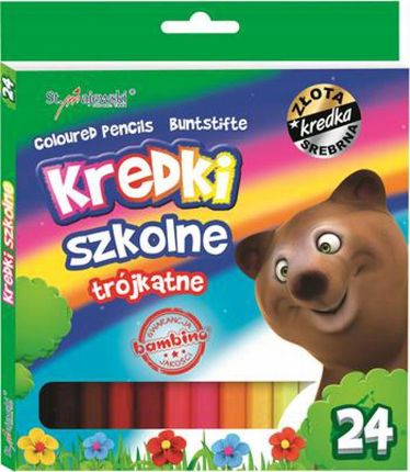 Bambino Kredki Ołówkowe Dla Dzieci 24 Kolory Tanio