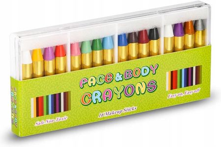 Crayons Kredki Do Malowania Buzi Twarzy Zestaw Ciała 16Sz