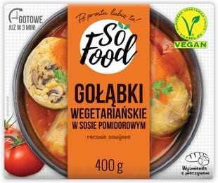 So Food gołąbki Wegetariańskie W Sosie Pomidorowym 400g