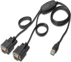 DIGITUS Staffa Slot USB 2.0 – 0,25 m – 2x IDC (5 pin) a 2x USB-A – 480 Mbps – per comuni case per computer – Beige